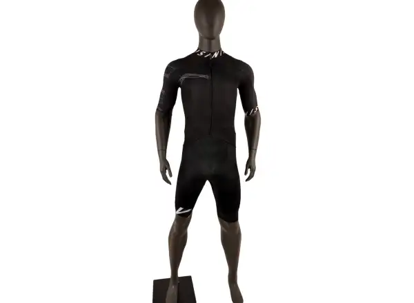 Silvini Stelvio men's jersey short sleeve black/white