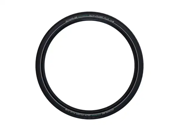 Schwalbe 50-622 DeltaCruiser Plus Active PunctureGuard E-25, wired, Green compound, black