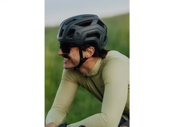 Force Plain men's long sleeve jersey green