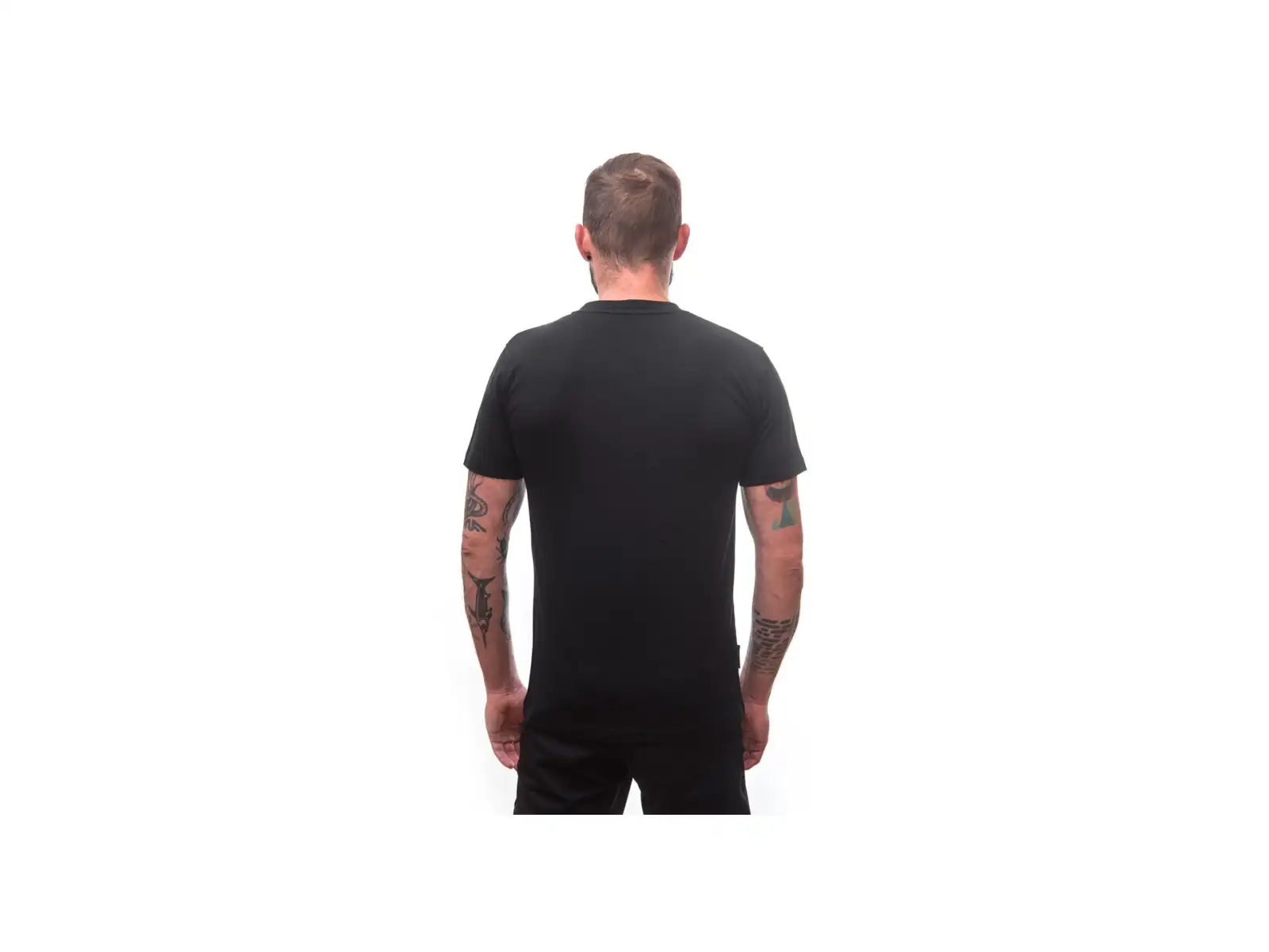 Sensor Merino Active PT Van Life men's shirt short sleeve Black