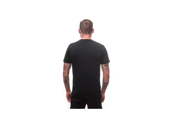 Sensor Merino Active PT Van Life men's shirt short sleeve Black