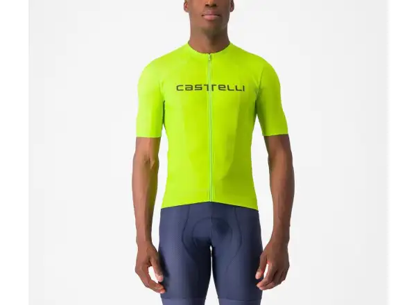 Castelli Elements men's jersey short sleeve Electric Lime