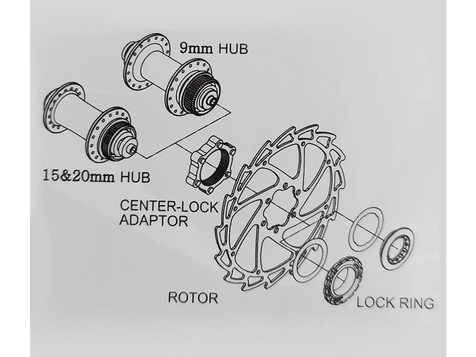 Alligator HK-CLK Centerlock adapter