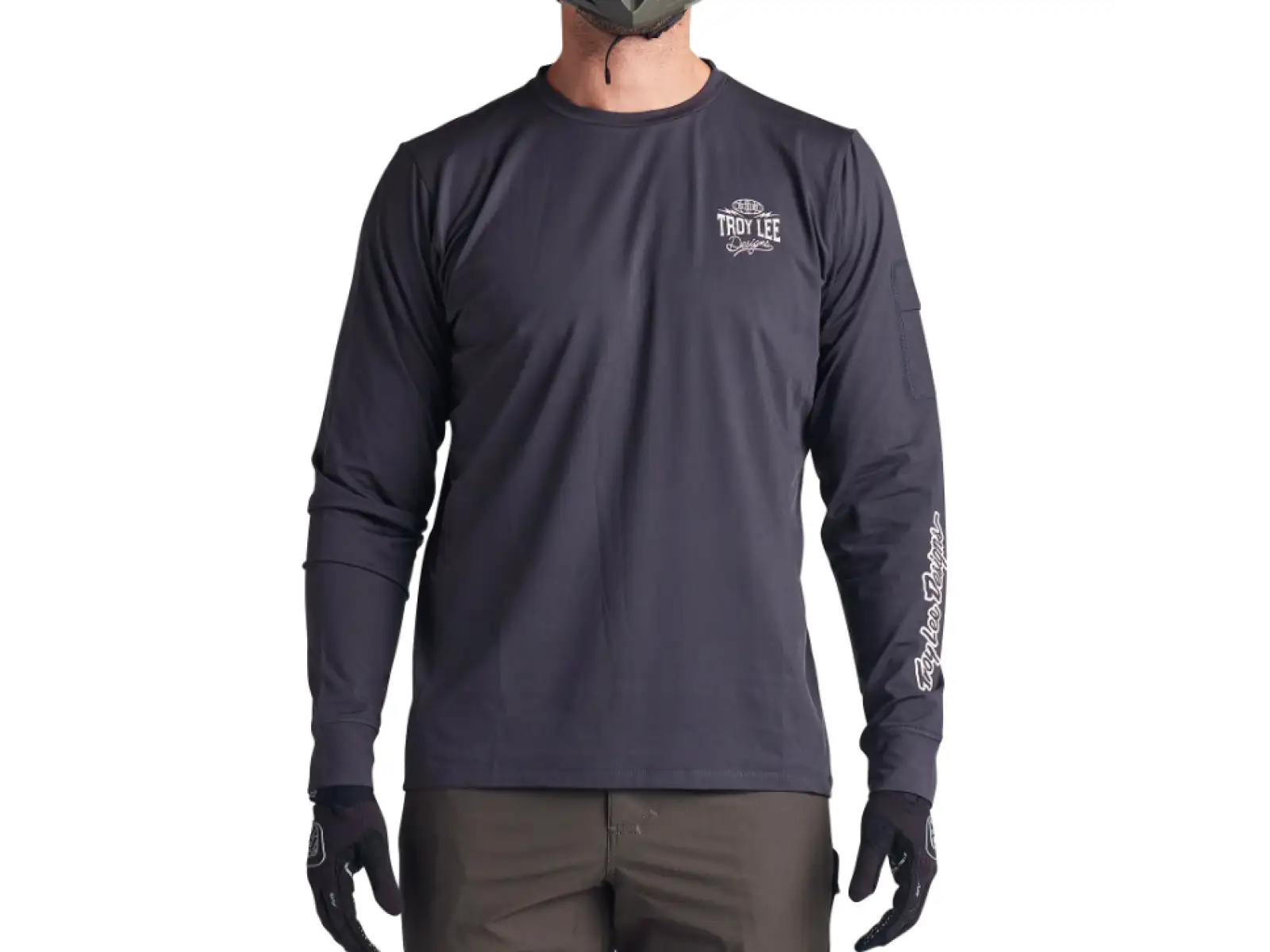 Troy Lee Designs Ruckus Ride Tee men's jersey long sleeve Bolts Carbon