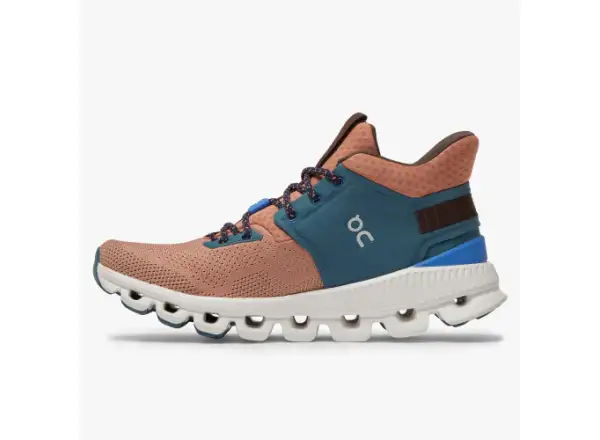 On Cloud Hi Edge Running Shoes Women Blush/Storm FW20
