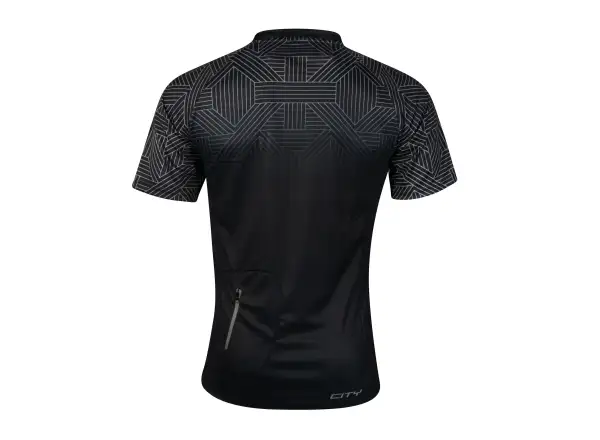 Force City men's jersey short sleeve black/grey