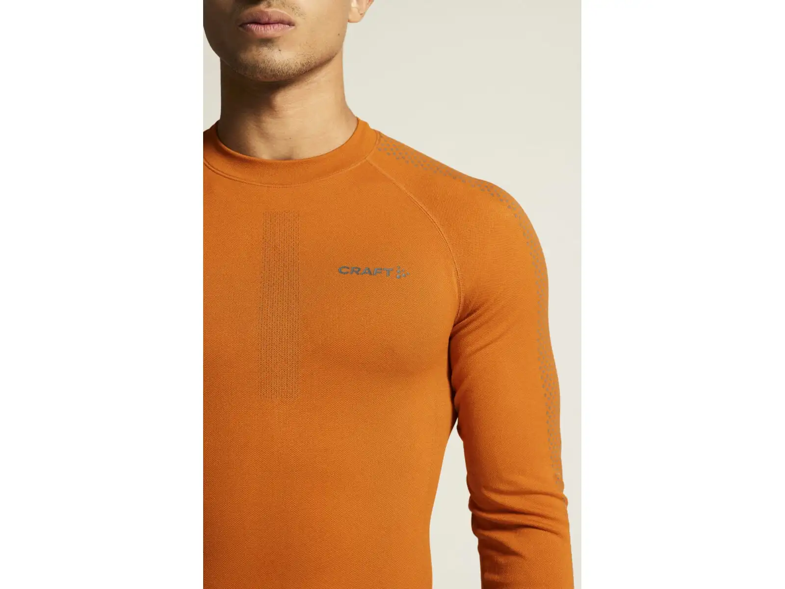 Craft ADV Warm Intensity men's functional shirt long sleeve orange