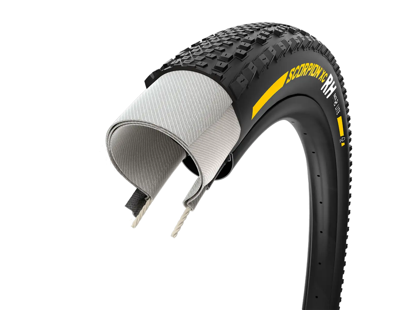 Pirelli Scorpion XC RH Team Edition Lite 29x2,4 tire kevlar yellow