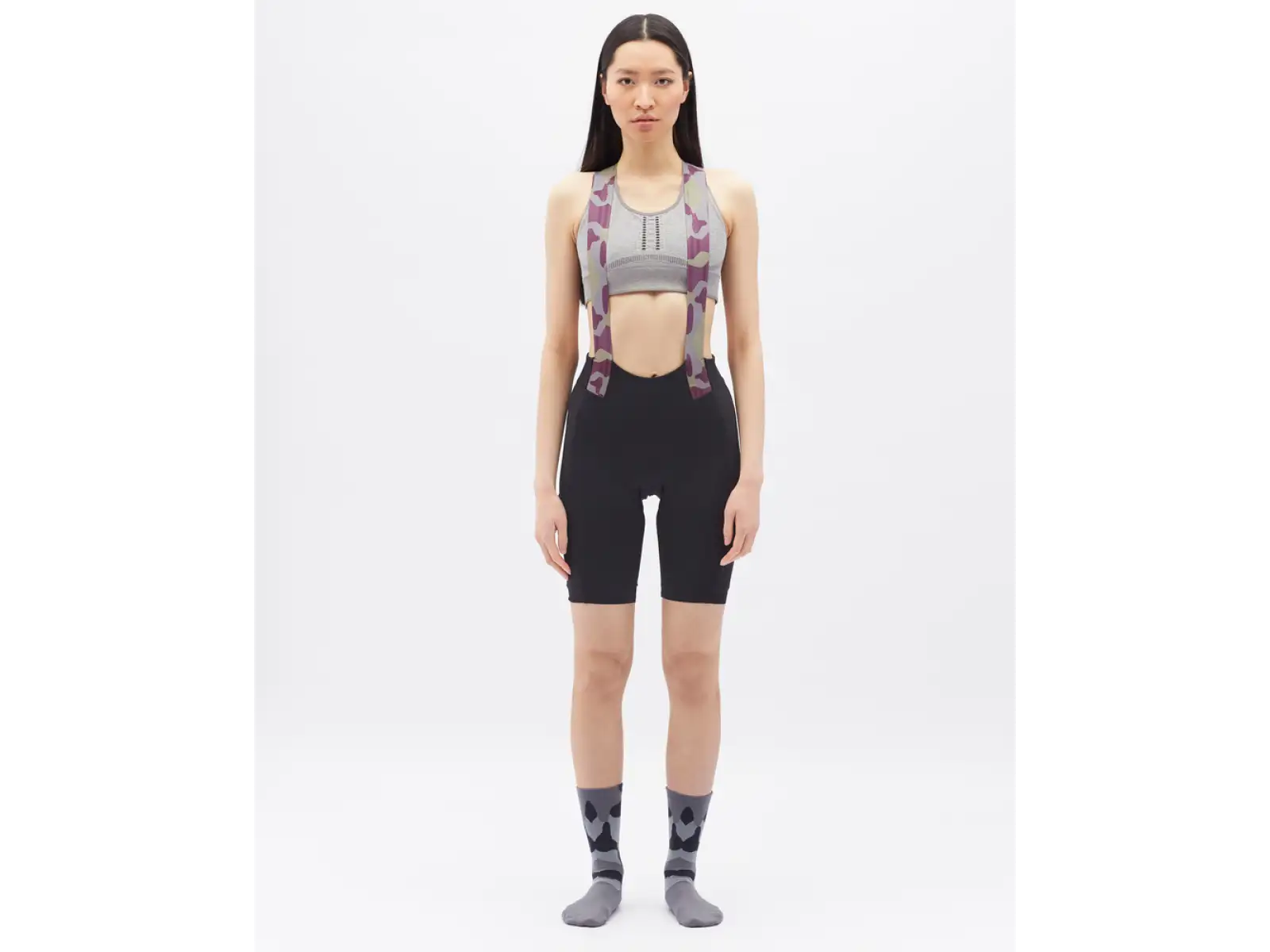 Silvini Salia women's shorts with bib Black