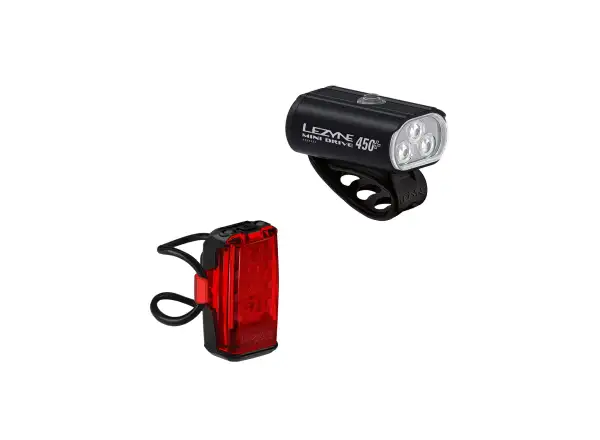 Lezyne Mini Drive 450+ KTV+ Drive front + rear light