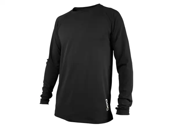 POC Essential DH men's jersey long sleeve Carbon Black