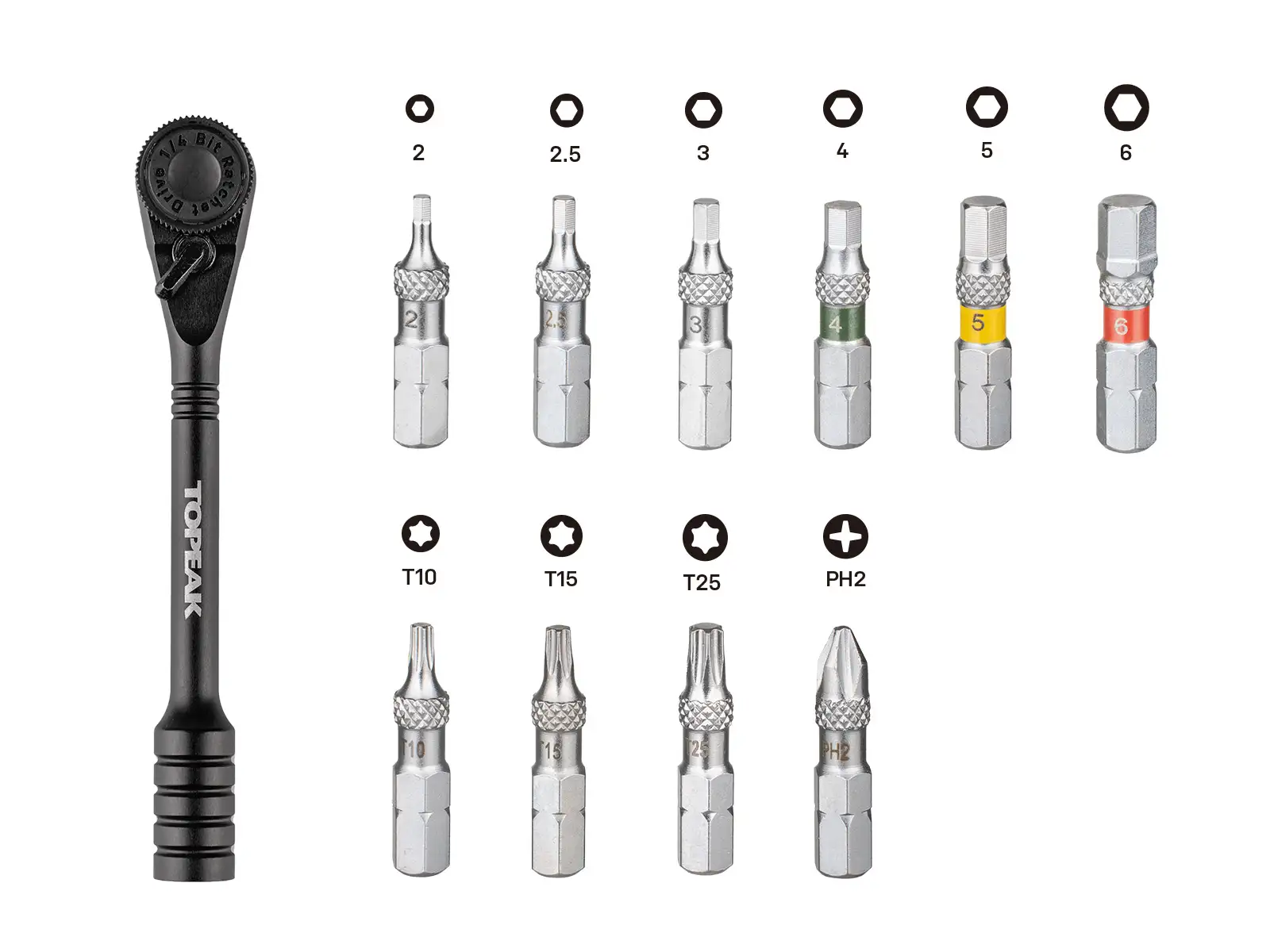 Topeak Ratchet Rocket Essential ratchet with bits