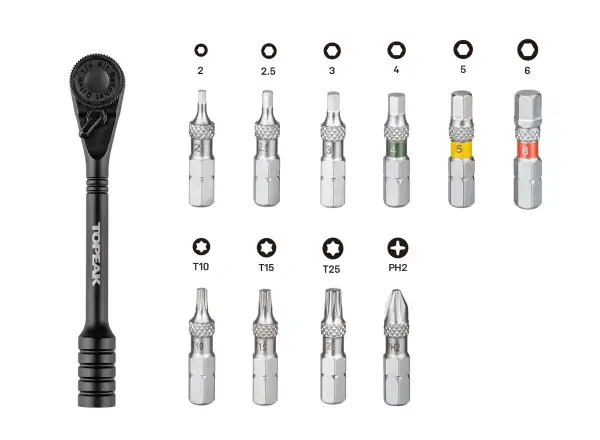 Topeak Ratchet Rocket Essential ratchet with bits