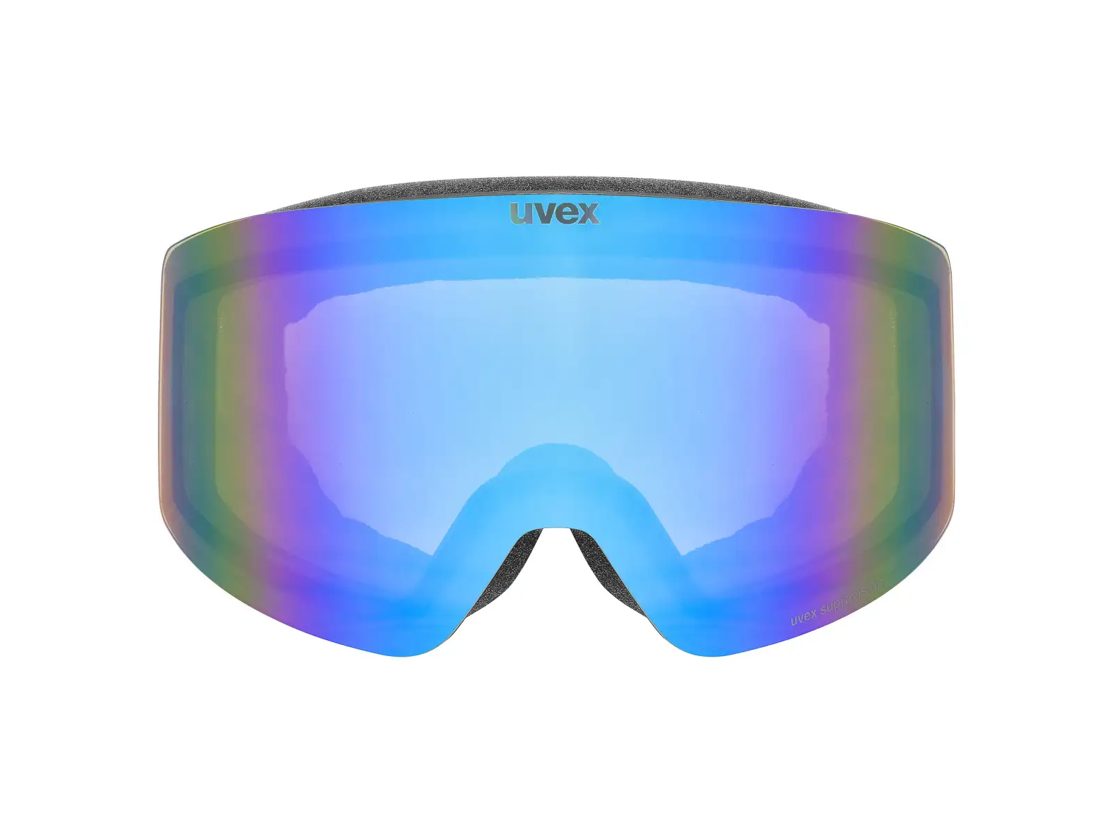 Uvex Provoque FM ski goggles black matt/blue - green