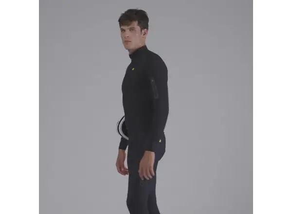 Alé R-EV1 Thermo Shield men's winter cycling jacket Black