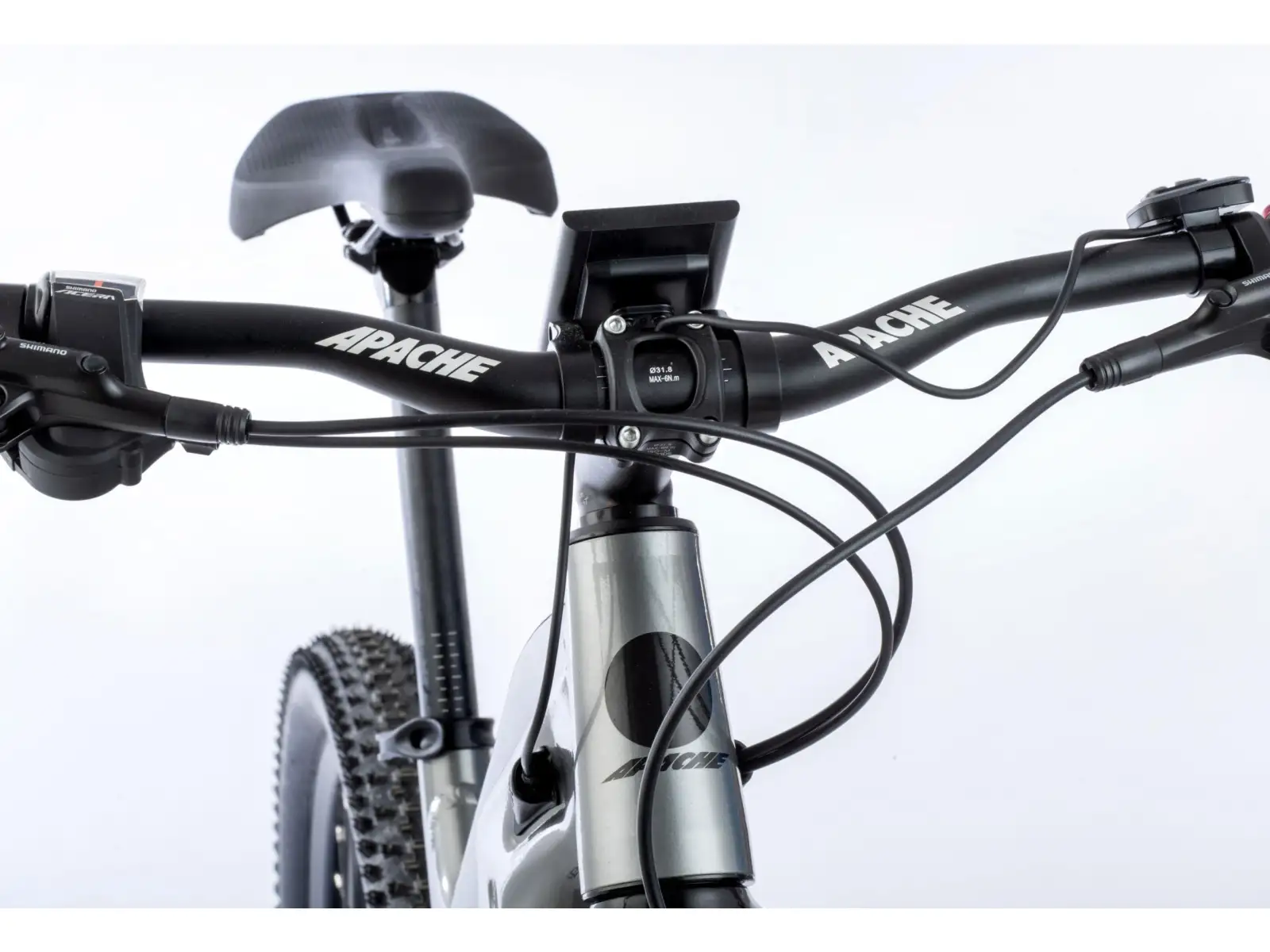 Apache Hupahu MX1 510 840Wh 48V mountain e-bike Silver