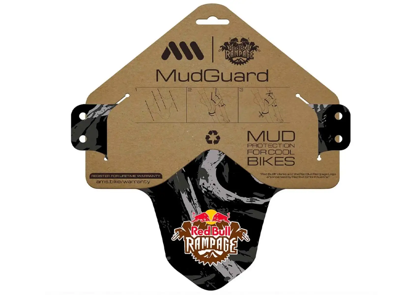 All Mountain Style front fender Redbull Rampage Grey
