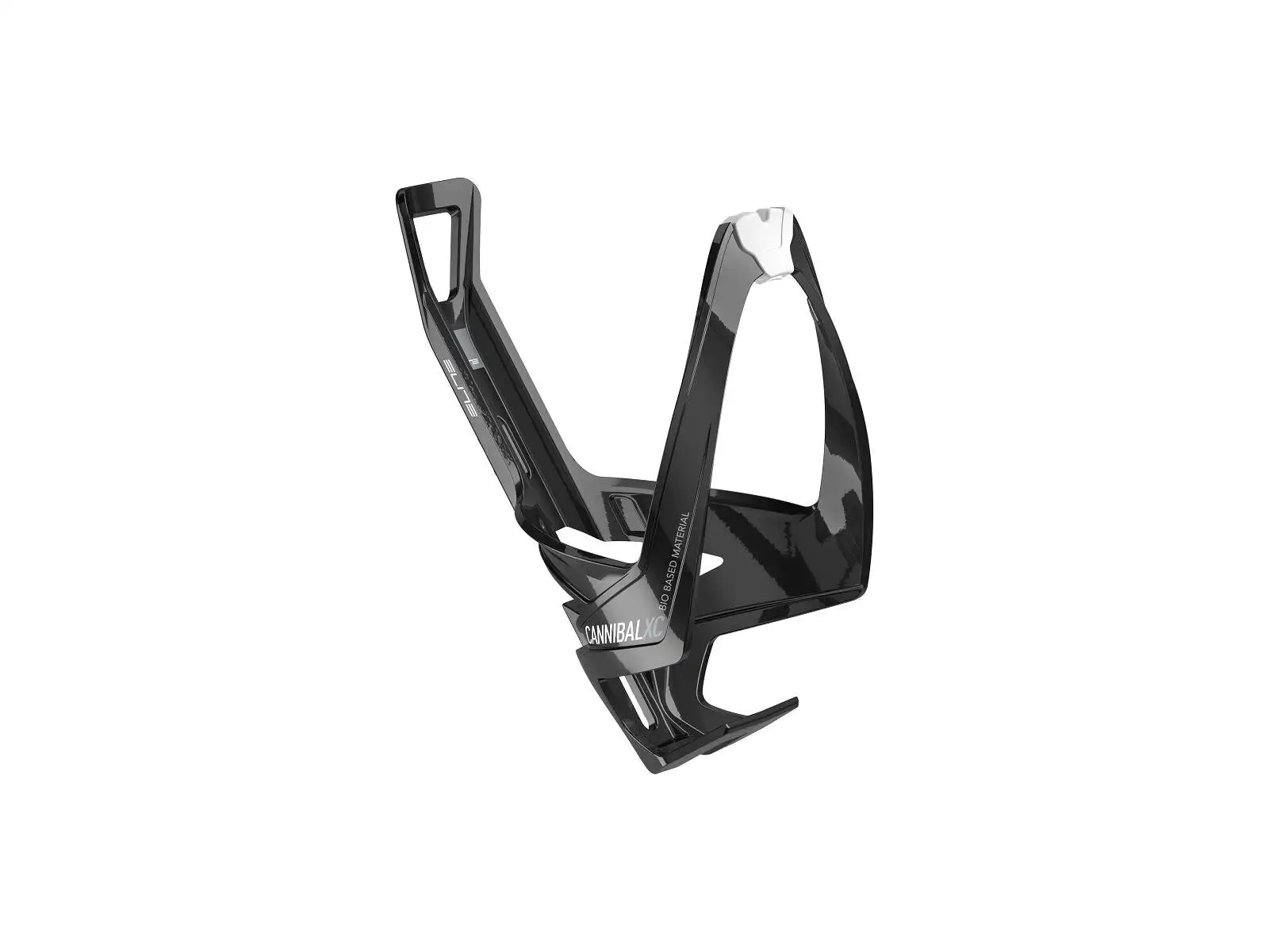Elite Cannibal XC Bio Based cage Black Glossy/White Graphic