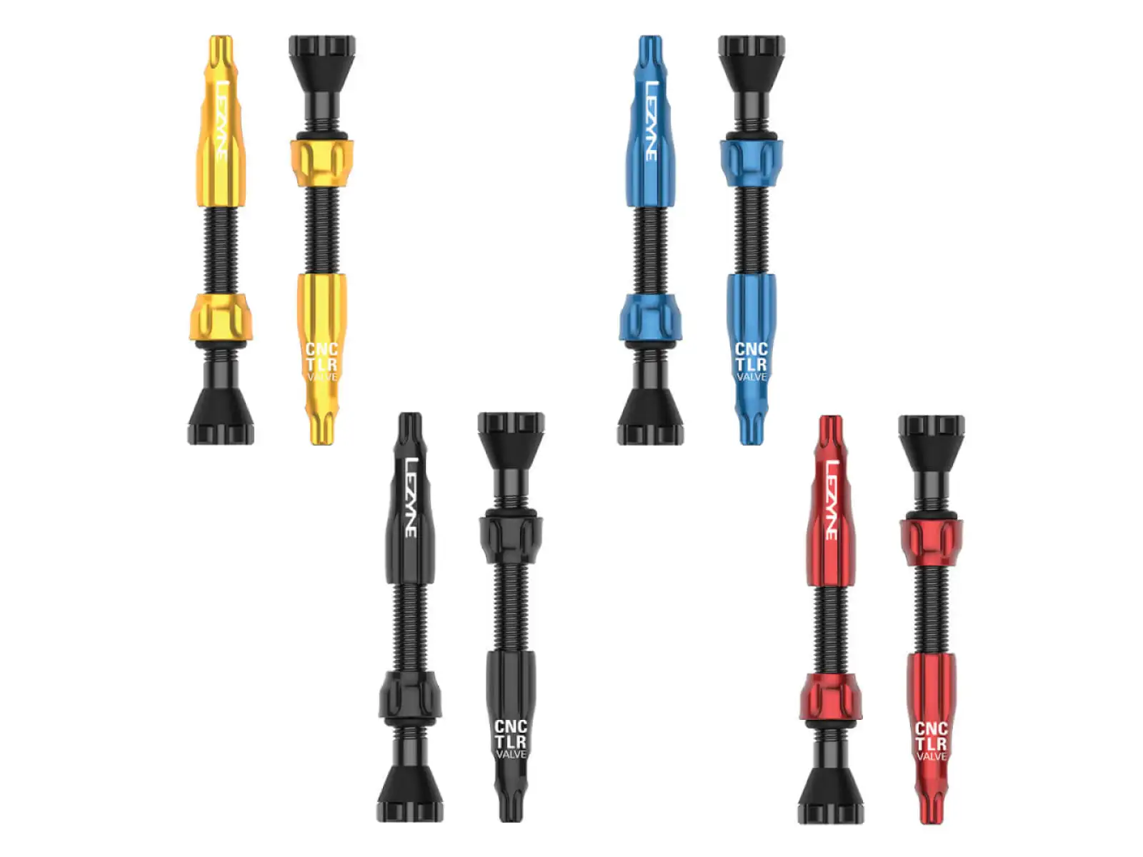 Lezyne CNC TLR tubeless valves 44 mm silver