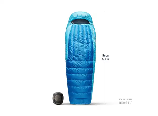 Sea To Summit Trek Down sleeping bag -1C Regular Snorkel Blue