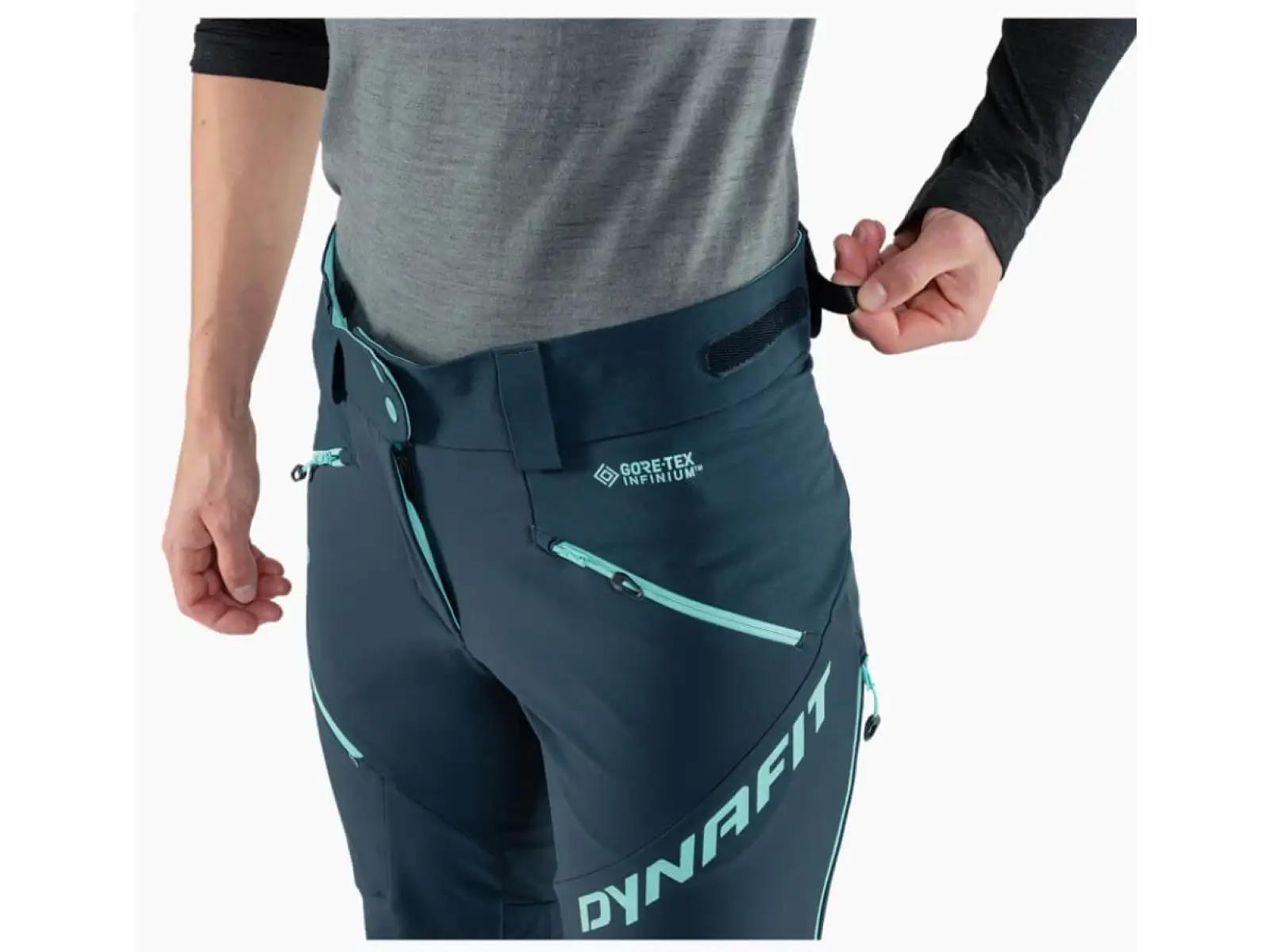 Dynafit Radical Infinium Hybrid women's pants Blueberry/Marine Blue