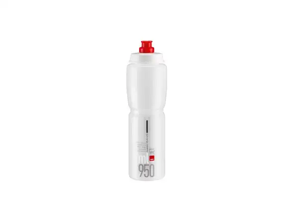 Elite Jet bottle 950 ml clear/red logo