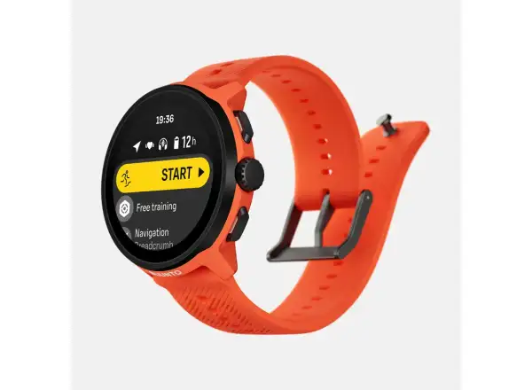 Suunto Run smart watch silicone strap Coral Orange
