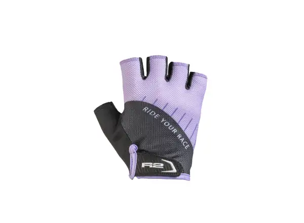 R2 Hoppy kids cycling gloves lilac purple/black