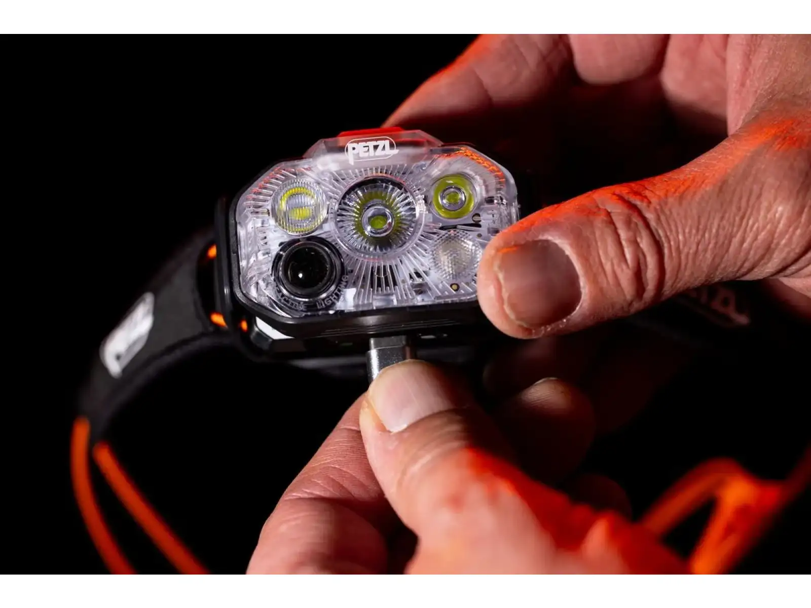 Petzl Swift RL headlamp green