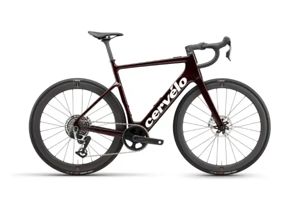 Cervélo Rouvida Red XPLR AXS 1 road e-bike Black Cherry