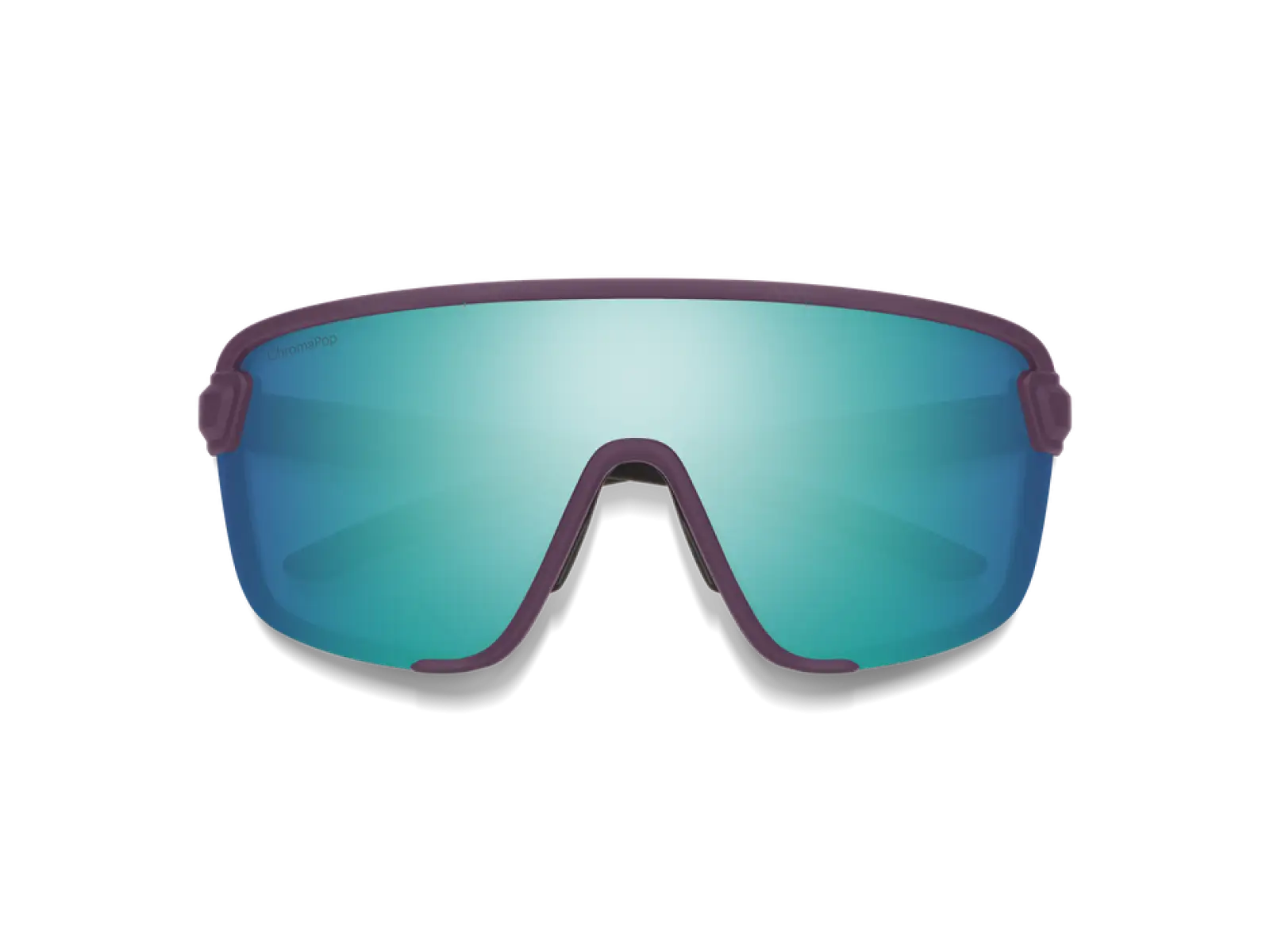 Smith Bobcat cycling glasses Matte Amethyst + ChromaPop Opal Mirror Lens