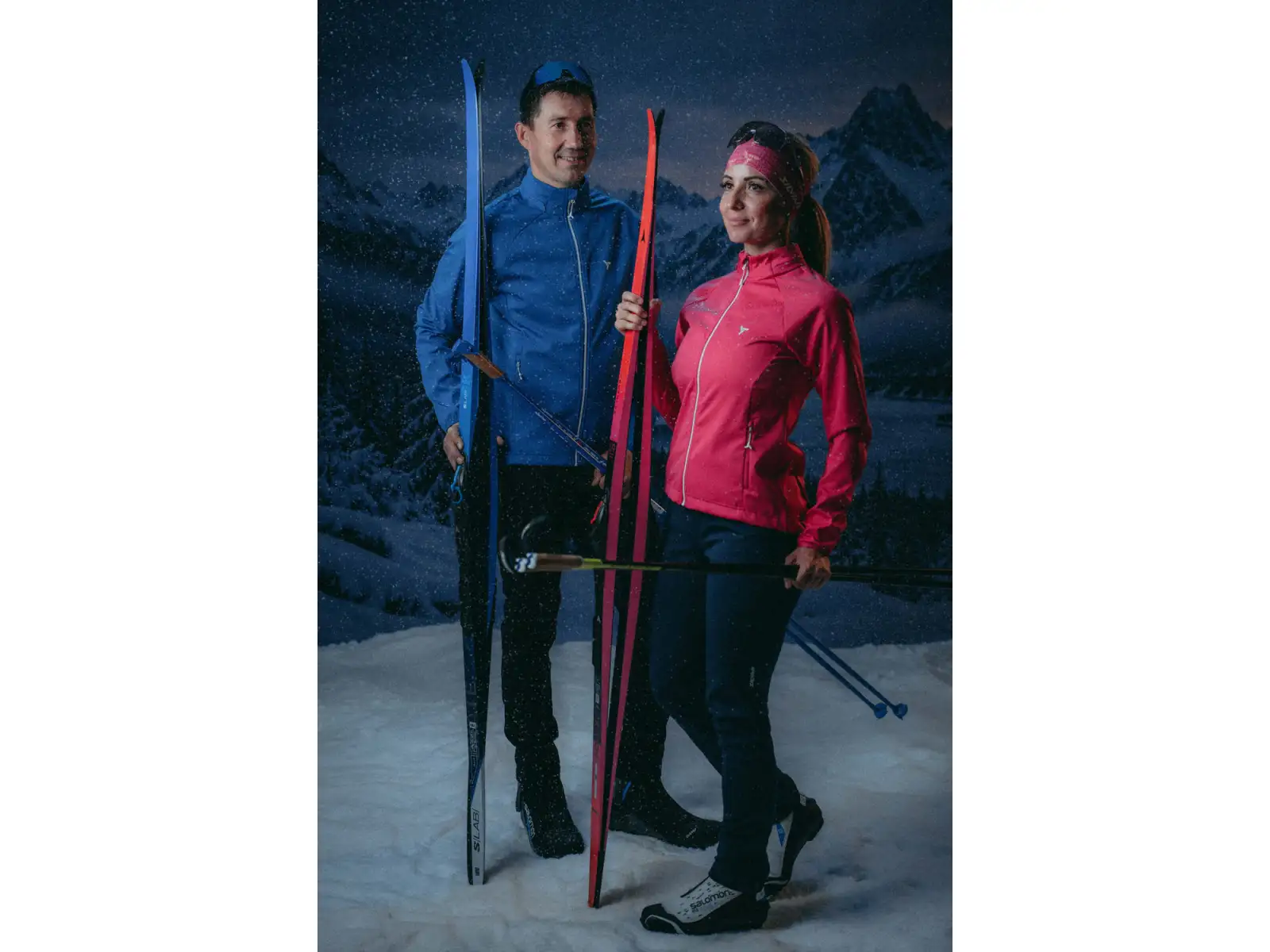 Silvini Cassiano set men's cross-country skiing set Black/Blue