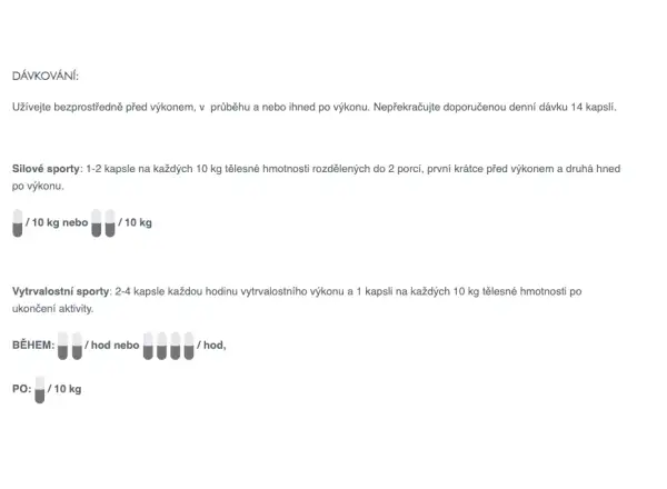 Sponser BCAA Capsules 350 g BCAA in capsules