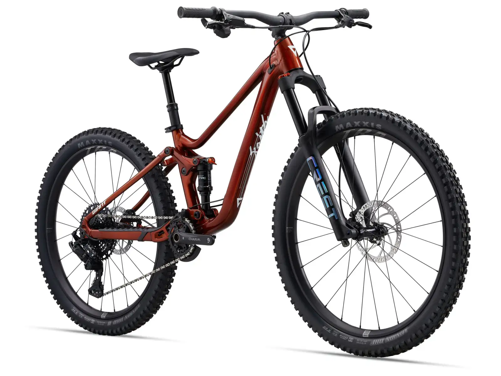 Giant Faith 27.5"/26" children's full suspension bike Copper