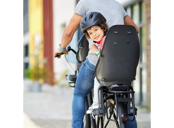 Urban Iki rear seat with adapter and frame carrier SET Bincho Black