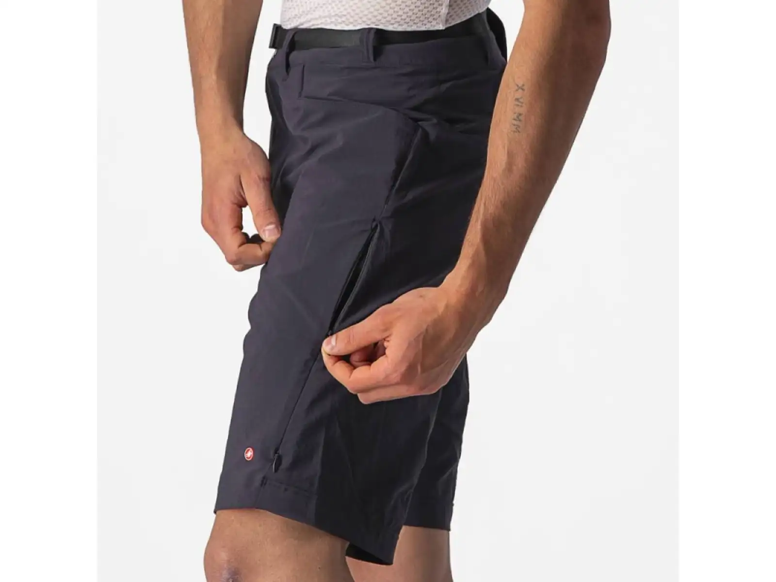 Castelli Unlimited Trail men's loose shorts without liner black