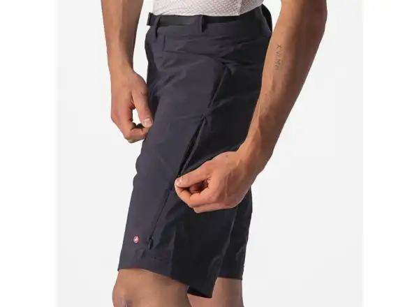 Castelli Unlimited Trail men's loose shorts without liner black