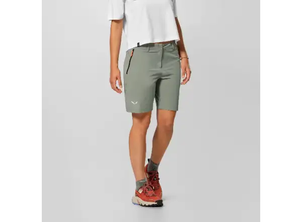 Salewa Puez Talvena Durastretch women's shorts Faded Green