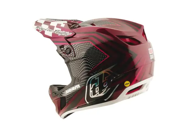 Troy Lee Designs x SRAM D4 Carbon helmet Radioscape Black/Berry