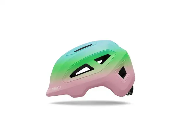 Giro Scamp II children's helmet Mat Light Pink/Green Fade