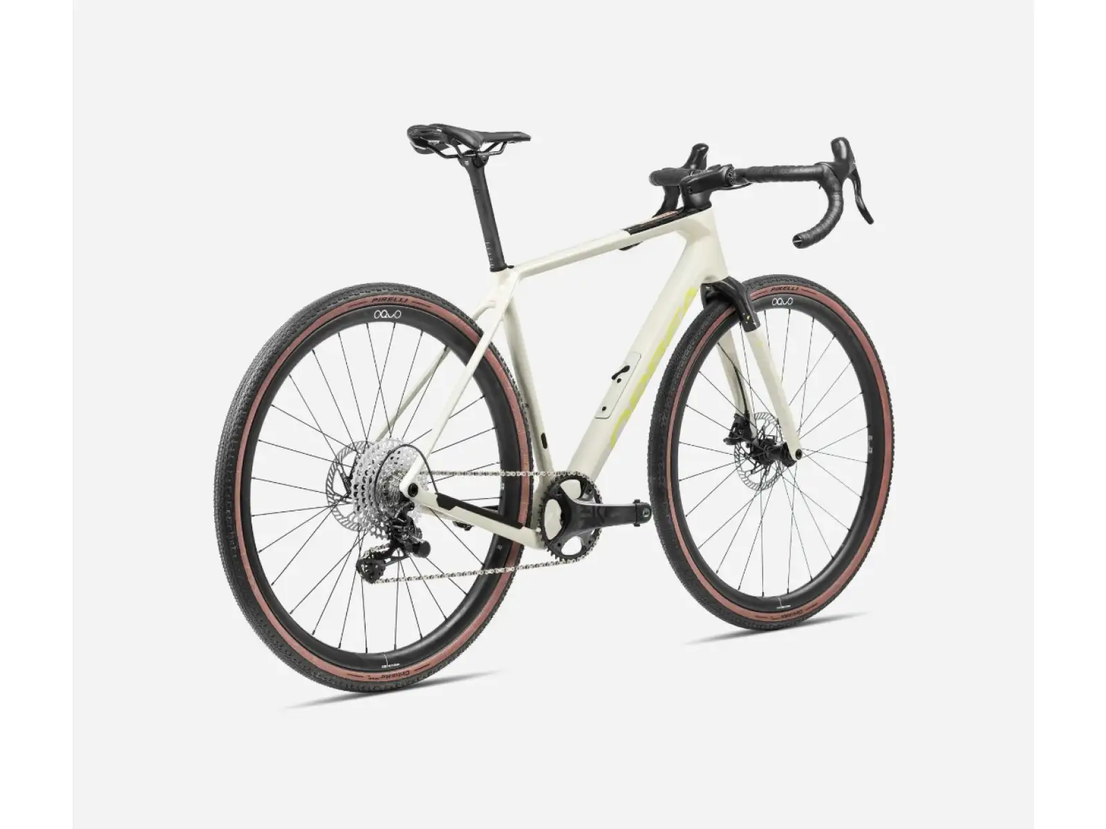 Orbea Terra M22TEAM 1X Gravel Bike Ivory White/Spicy Lime