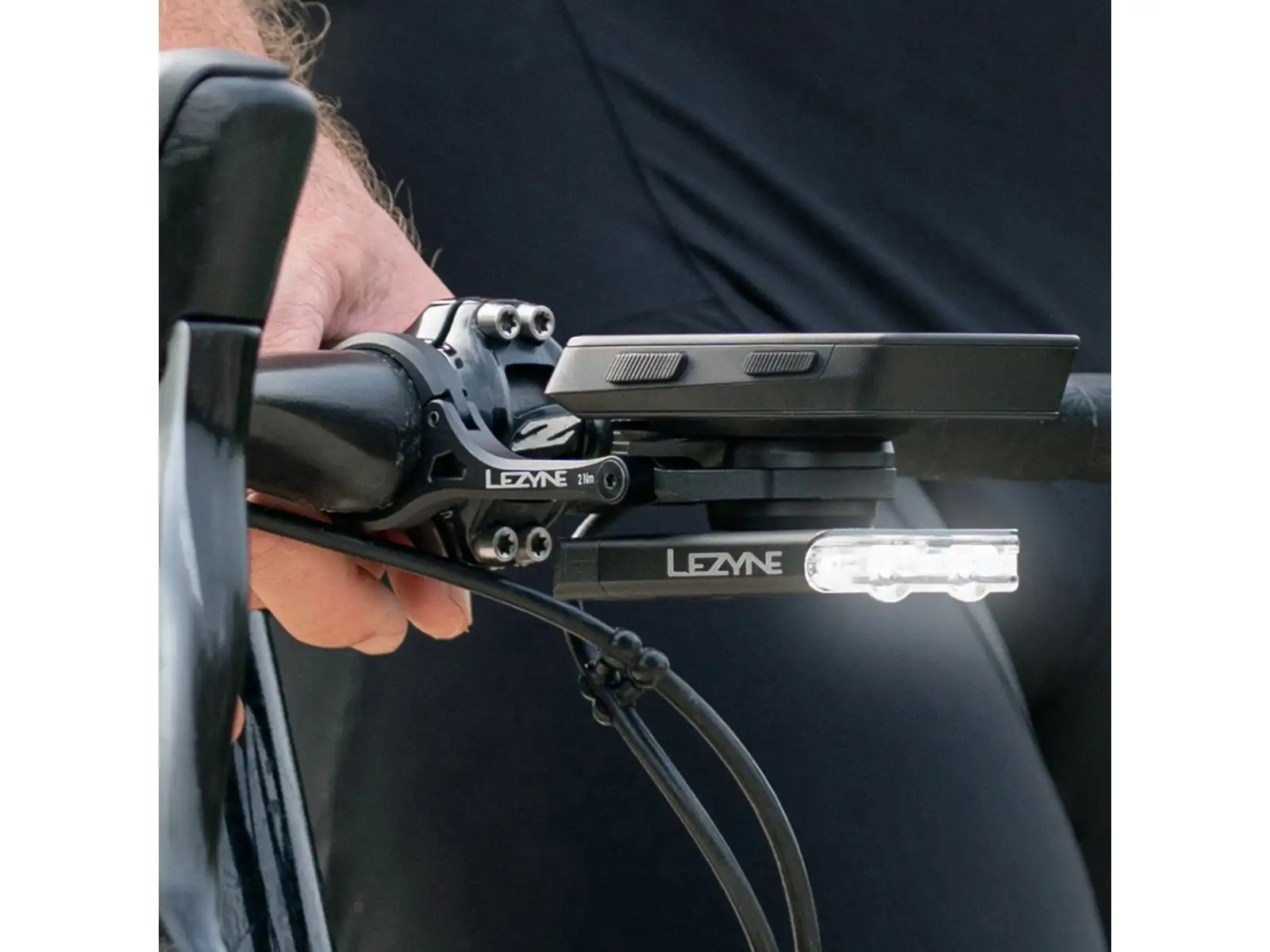 Lezyne Flexi Forward light mount Satin Black