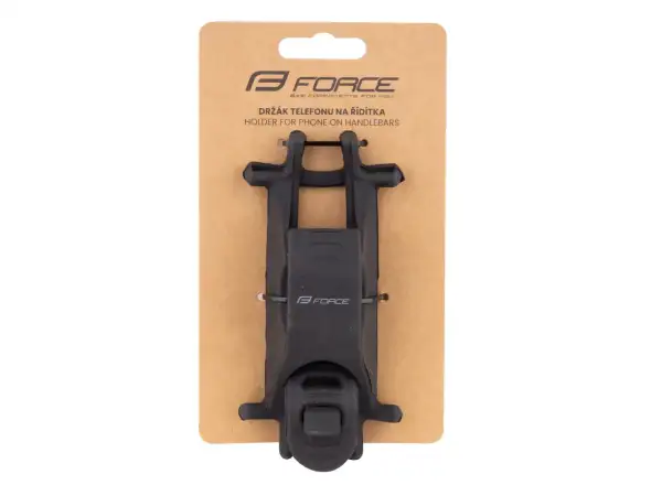 Force silicone phone holder for handlebars black