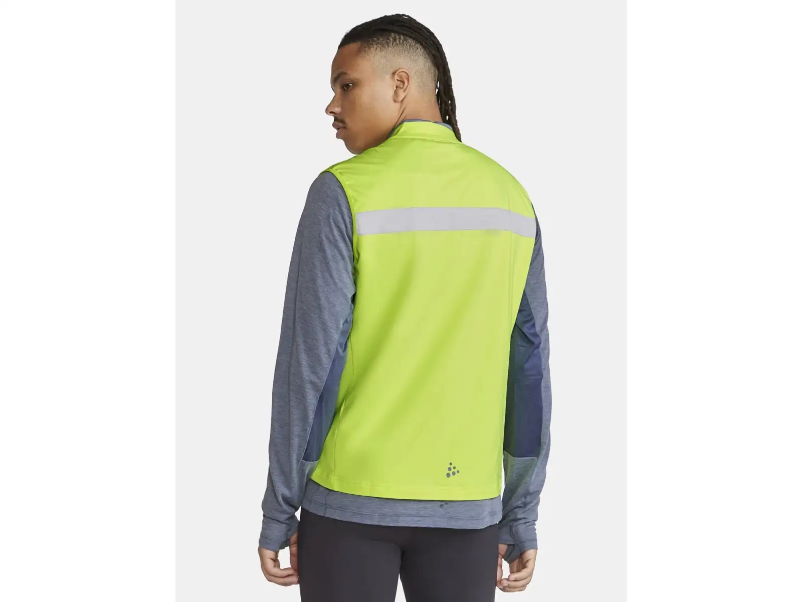 Craft ADV SubZ Lumen men's running vest yellow
