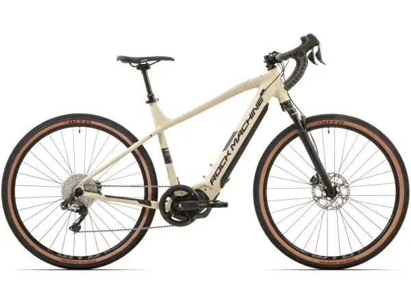 Rock Machine Gravelride e700 Di2 gravel e-bike Matte Sand/Black