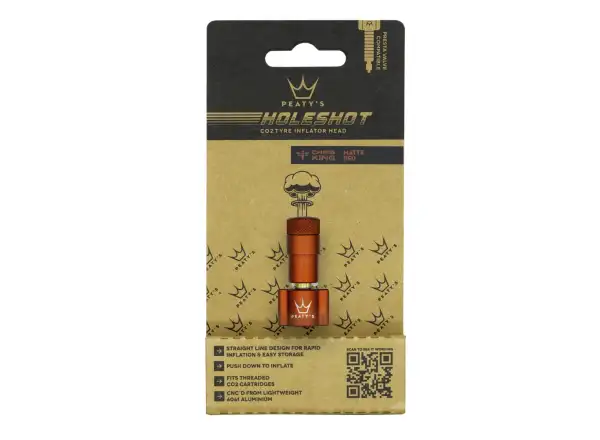 Peatys Holeshot CO2 pump head Red
