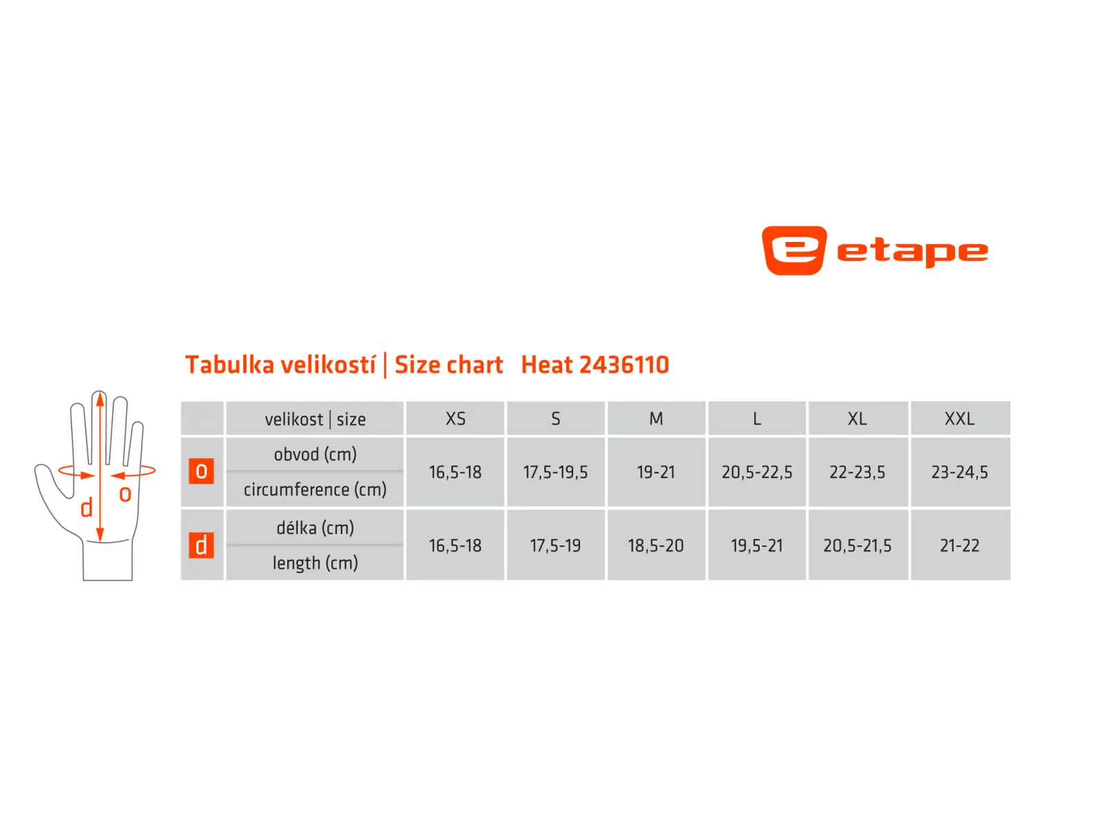 Etape Heat gloves black