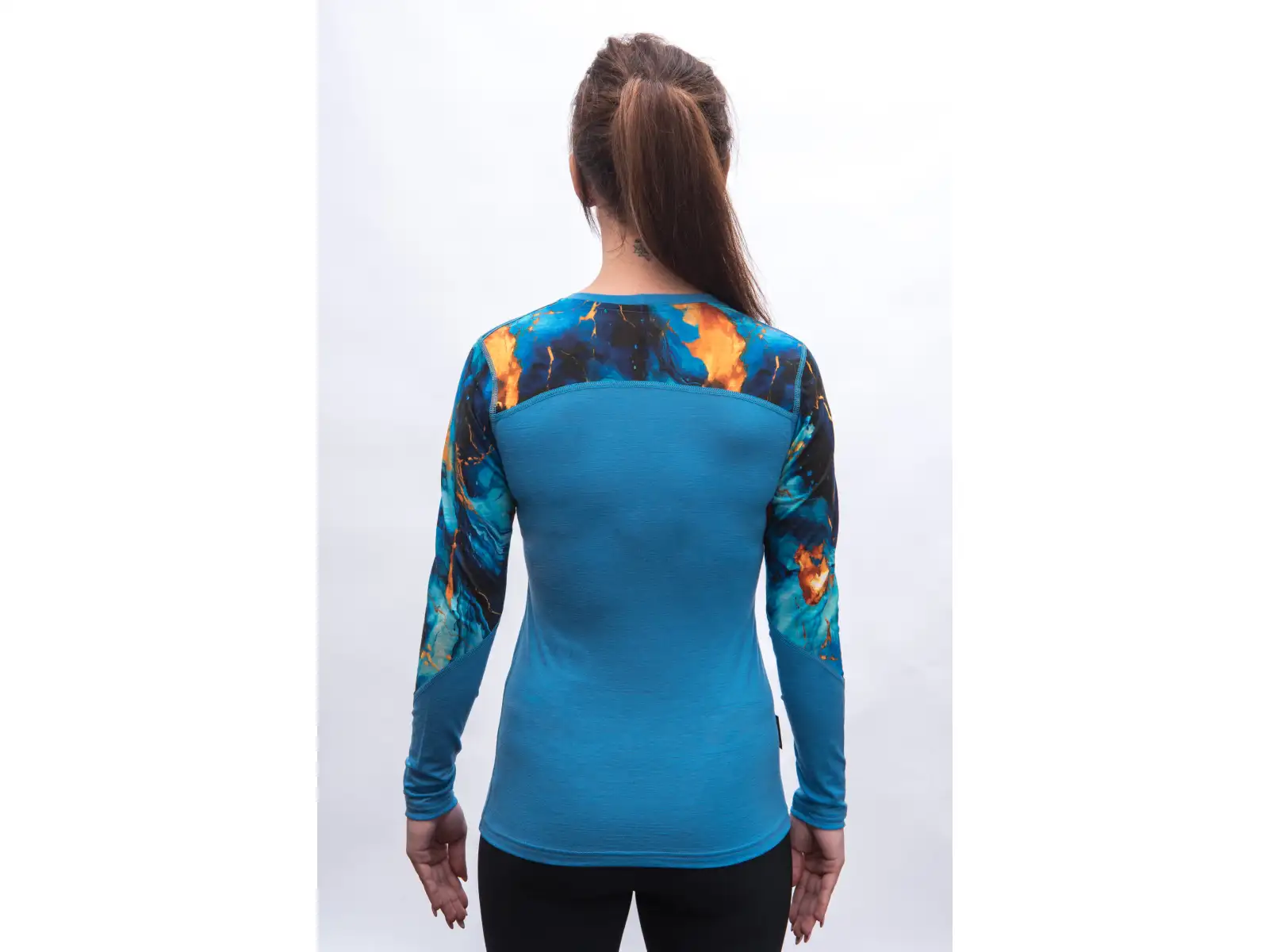 Sensor Merino Impress women's long sleeve shirt blue/universe