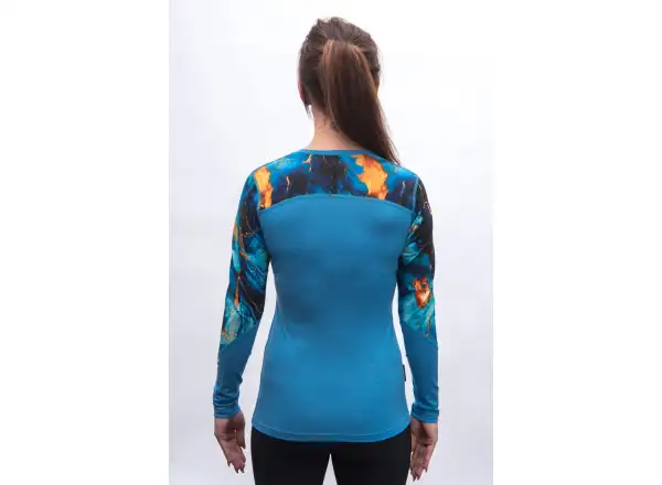 Sensor Merino Impress women's long sleeve shirt blue/universe