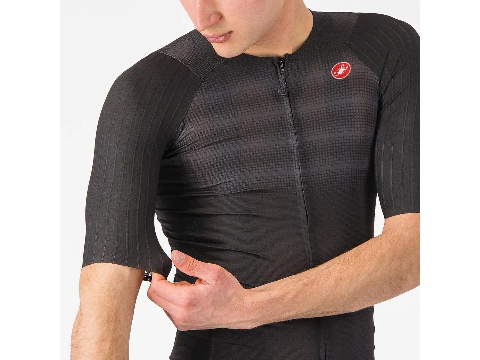 Castelli Aero Race 8S men's jersey short sleeve Black